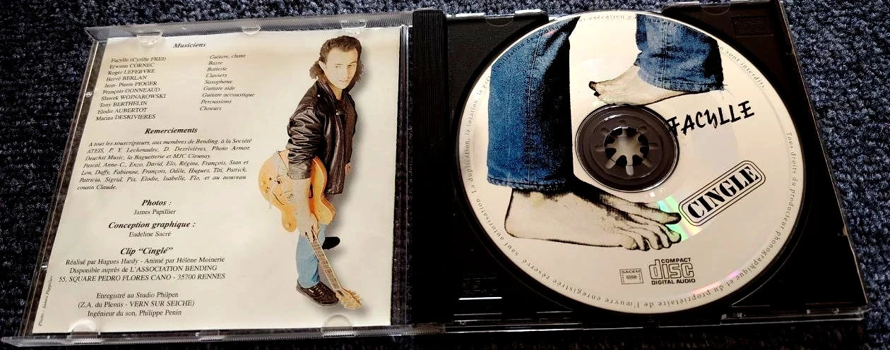 🎸 CD ultra-raro: Facylle - "Cinglé" (1996) - Joia de colecionador! – photo 5